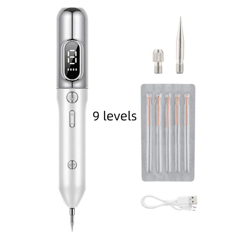 LCD dot mark pen home dot mark scanning pen laser beauty mole scanner