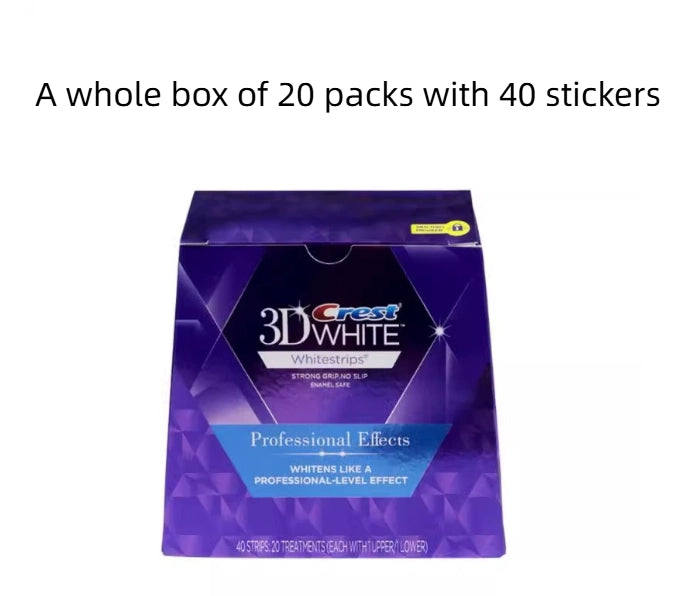 Crest 3D White Enhanced Teeth Whitening and Staining Removal Quick for Yellow Teeth