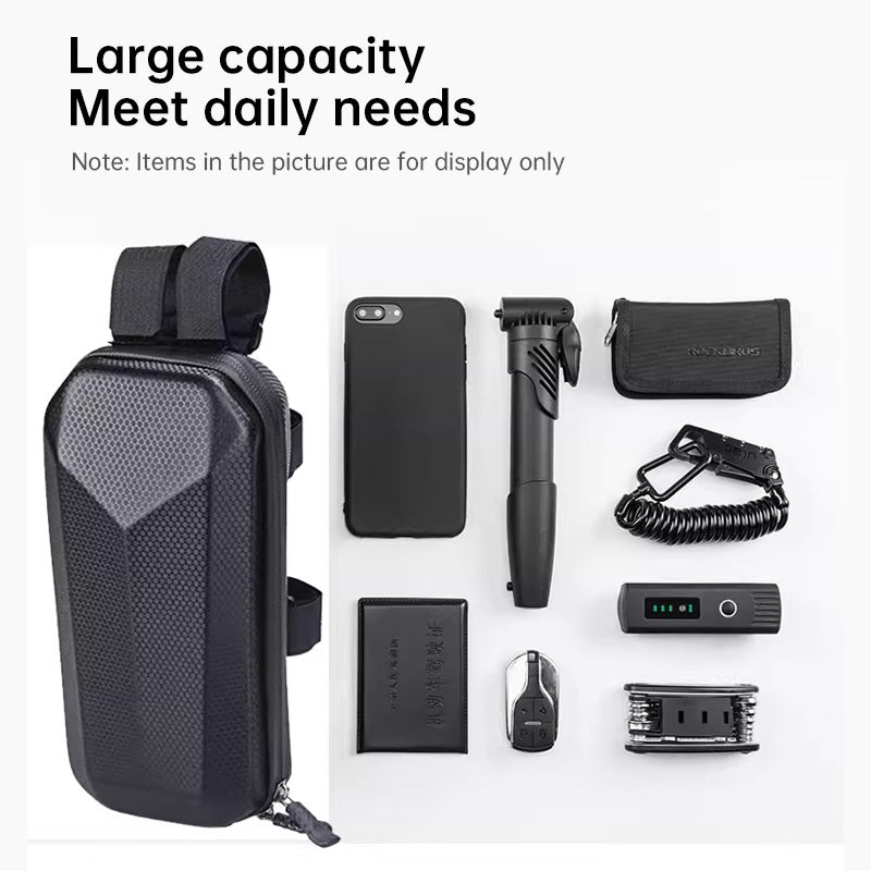 Portable Hanging Storage Bag (3L/4L): Hard-Shell Waterproof for Electric Scooter/Bike (Front, Accessories)