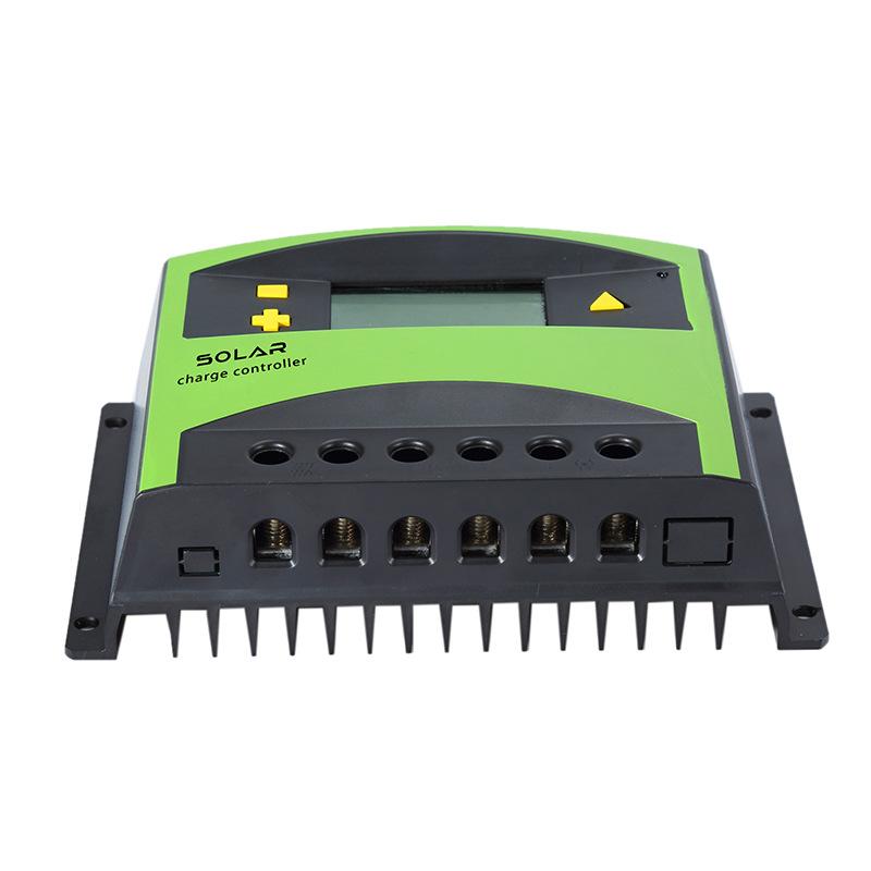 12V 24V 60A 50A 40A 30A  Solar Controller with LCD Function Dual USB 5VDC Output Solar Panel Battery Charge Regulator