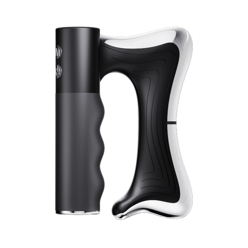 Microcurrent hot compress vibration massager muscle relaxation tool