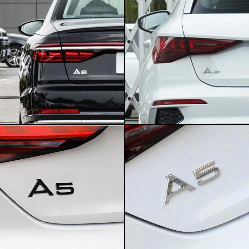 Suitable for Audi logo A3A4A5A6L A8LA4L, rear badge, and car sticker logo