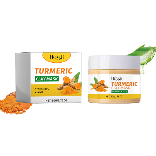 Hoygi Turmeric Mud Film Gently Cleans Skin Pores, Moisturizes Skin Care, Moisturizes Moisture, Locks Water And Moistens Soft Mud Film