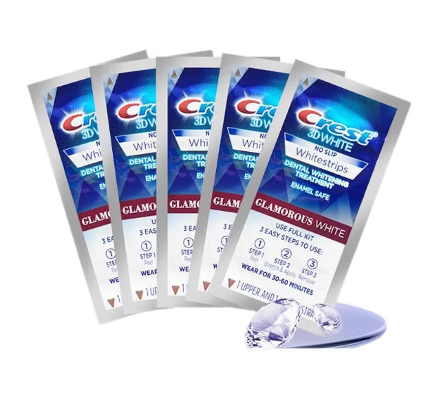 Crest 3D White Enhanced Teeth Whitening and Staining Removal Quick for Yellow Teeth