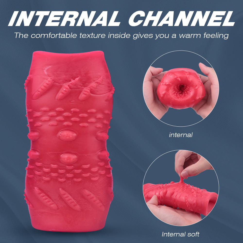 Sihande S367 Dual-Channel Adjustable Elastic Band Internal Spiral Texture Stimulating Male masturbator