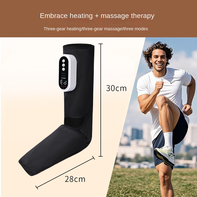 Heated Leg Massager with Multi-Level Adjustment, Simulated Air Pressure Massage, Rechargeable Beauty Leg Device, Kneading Full Wrap Foot Therapy Machine