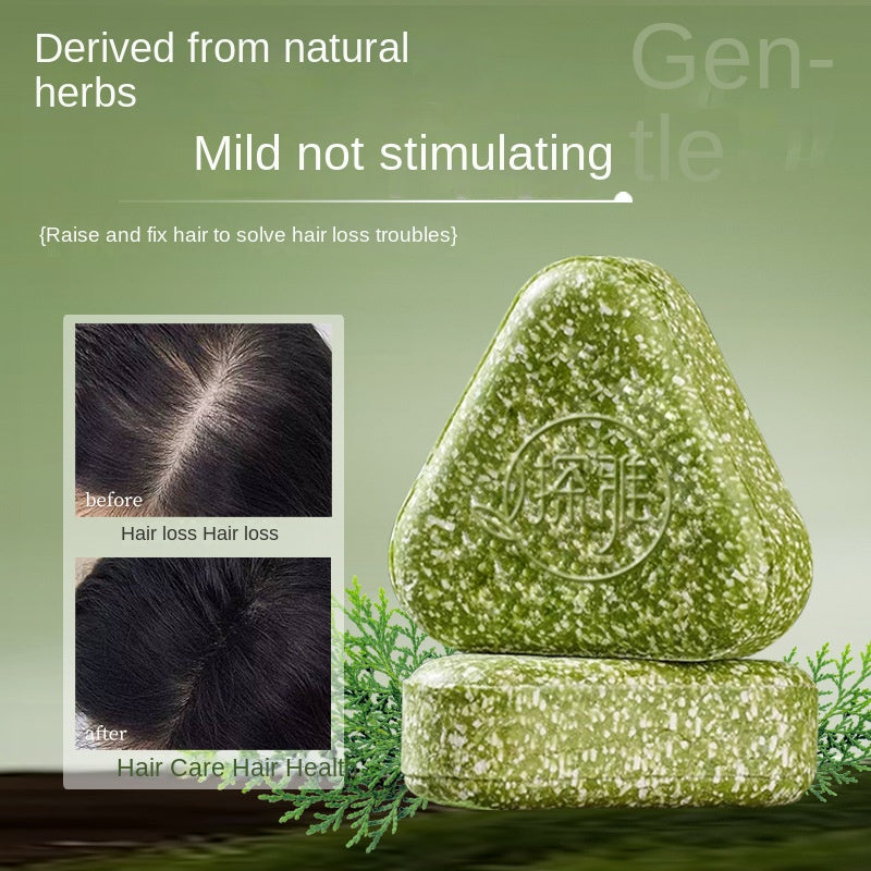 Tanyah Side Cypress Leaf Usman Herbal Hair Care Soap Herbal Soap for Hair Care and Cleansing