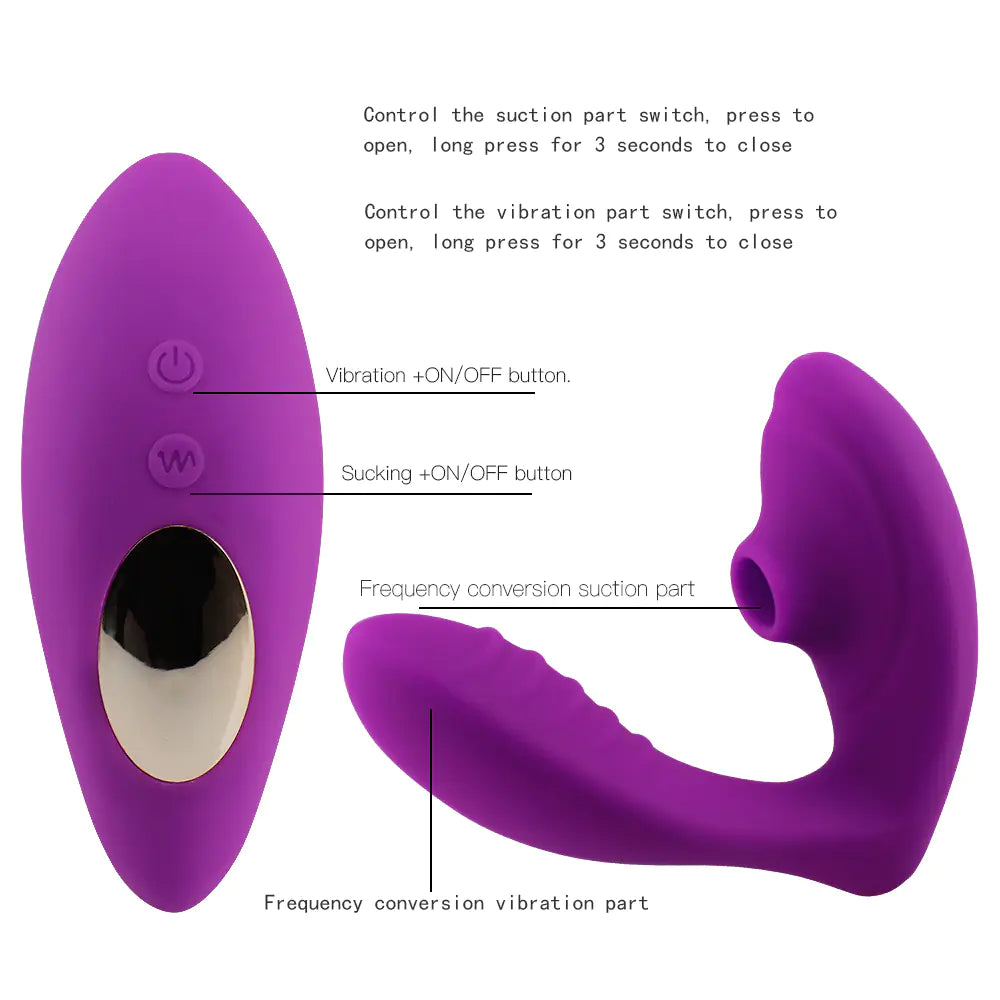 Mary Rechargeable Vibrating Suction Stimulator for Adults